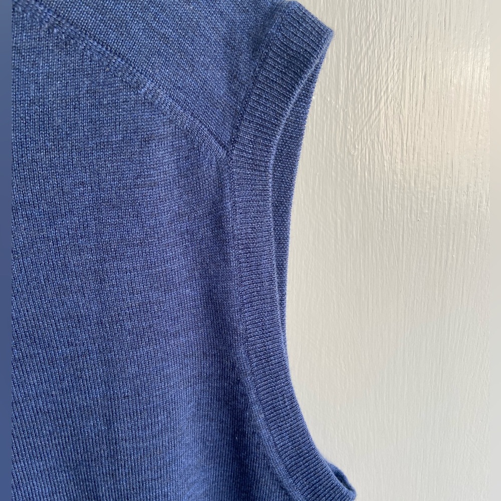 “345” BROOKS BROTHERS Mens Sweater Vest Size L 100% Supima Cotton - Picture 7 of 12